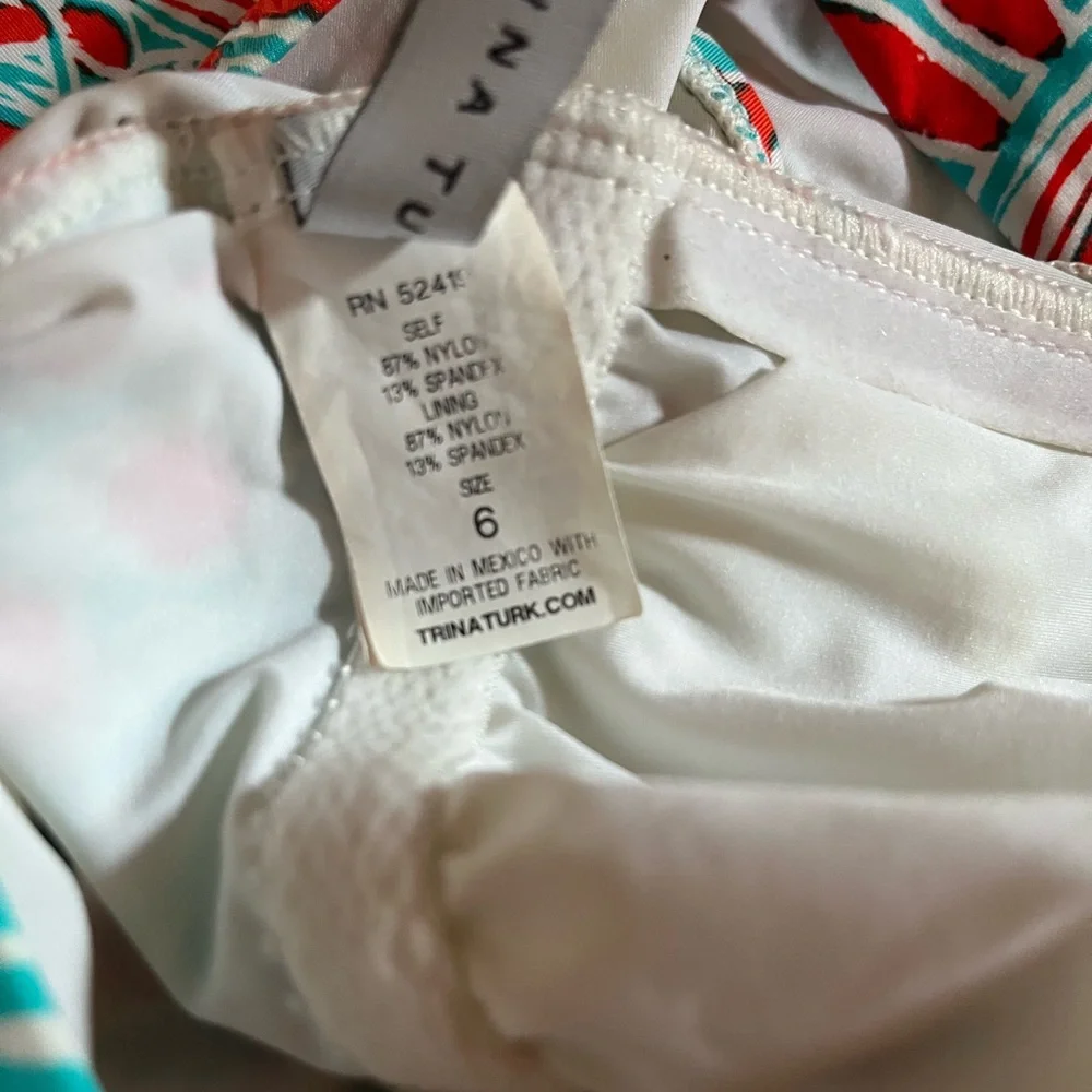Trina Turk One Piece Swim Suit Size